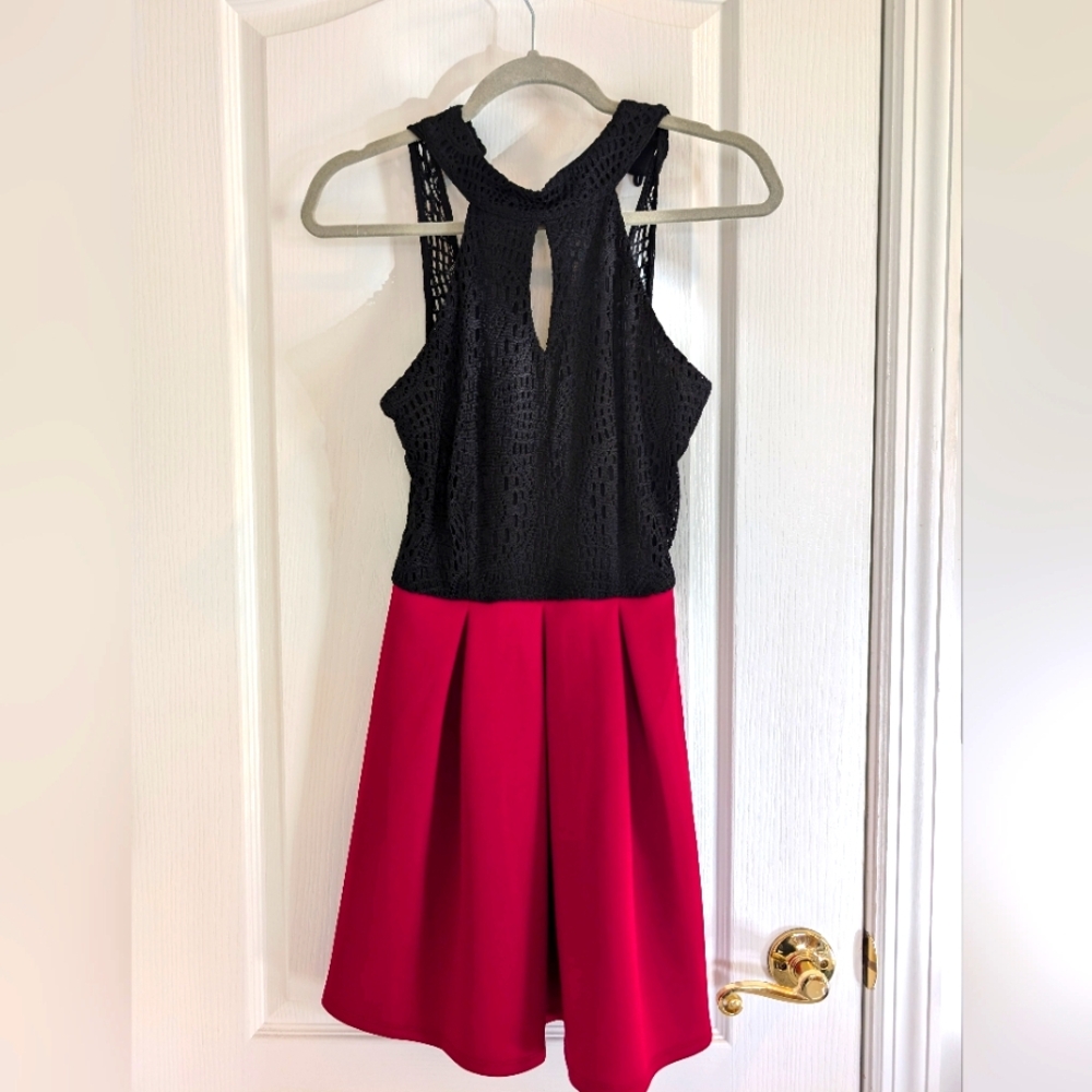Fit and Flare Sleeveless Holiday Dress